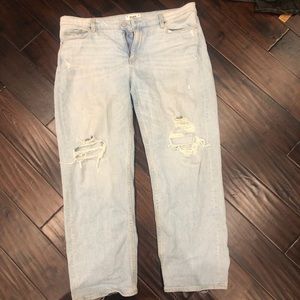 paige noella ripped high waisted light wash jeans